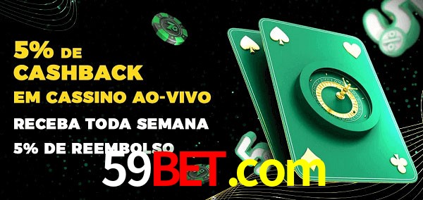 Promoções do cassino ao Vivo 59bet.com